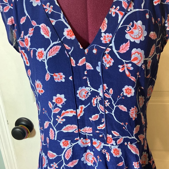 Nwot Rebecca Taylor Silk Kyoto Floral Dress - Picture 7 of 12